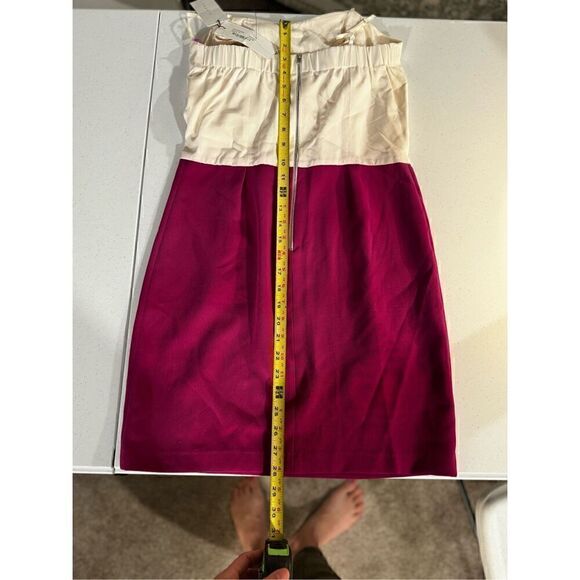 SANDRO Silk Colourblock Dress Size 2 Small NWT Retail $410 - Picture 10 of 12